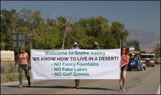 Snake Valley Festival parade banner
