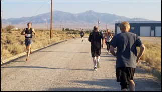 The Snake Valley Slither 5k:10k trail run:walk started early Sunday morning