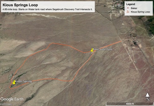 Kious Spring loop trail